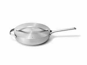 Saute Pan - Stainless Steel - Ecomm on White